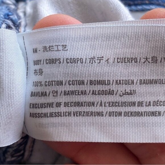 Abercrombie & Fitch The Boyfriend Short Distressed Size 29 Festival BOHO Coastal - Picture 11 of 16